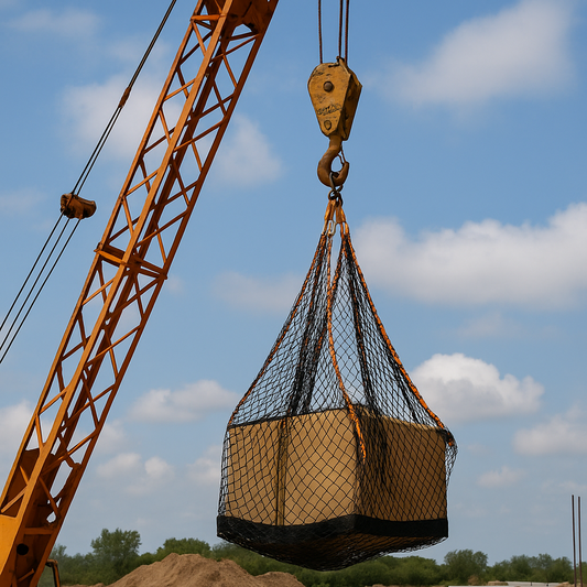 Industrial Lifting Cargo Net - 3 000 lb WLL - Square
