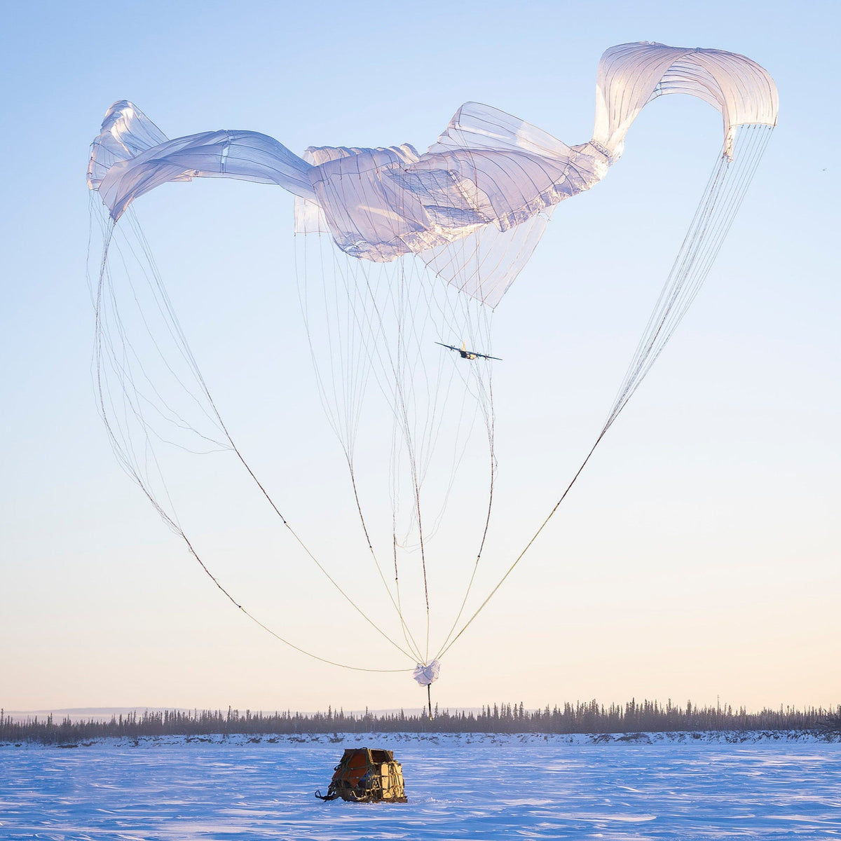 Aerial Cargo Delivery - Master Corporal Alana Morin, Joint Task Force - North, Yellowknife.