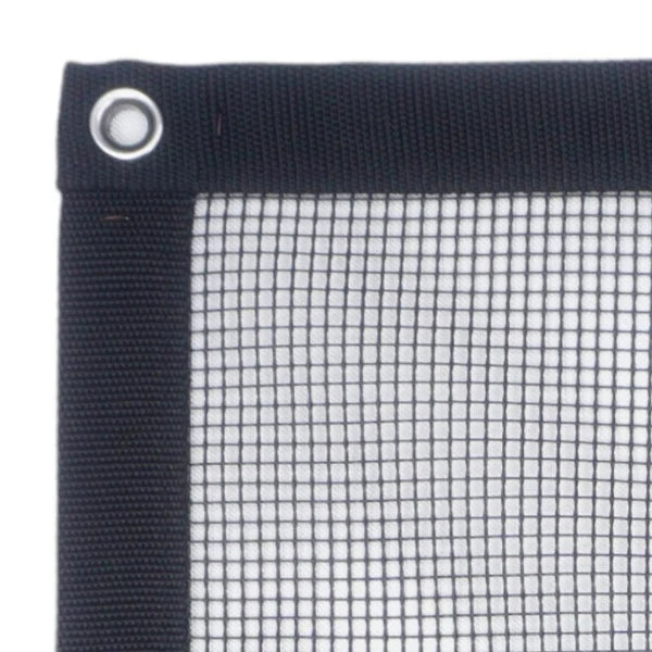 Safety Mesh Panel - Barrytex PVC - Webbing Border & Grommets 02