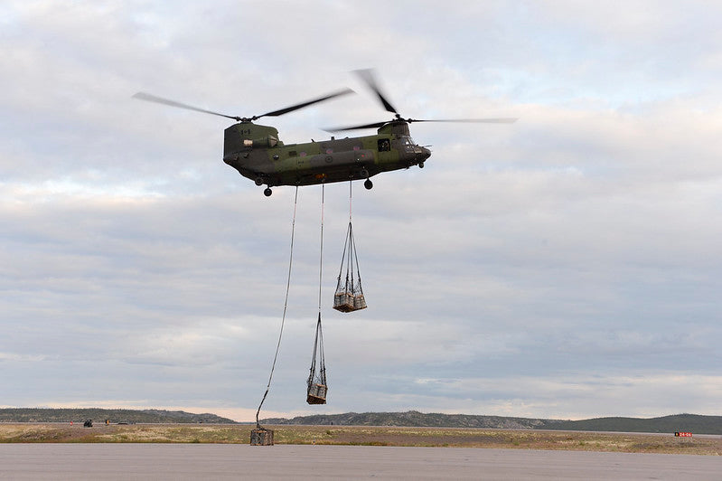 Helicopter Underslung Load Equipment (HUSLE) PO2 Belinda Jeromchuk, Task Force NANOOK Image Technician