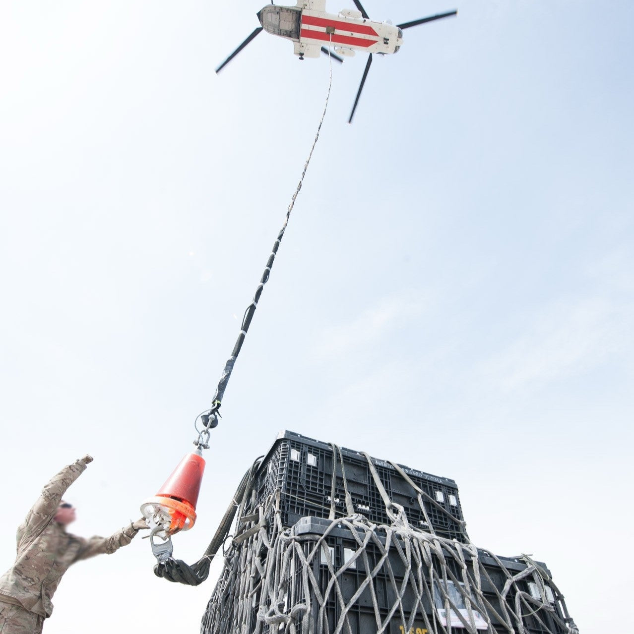 Helicopter Cargo Net - 10 000 lb WLL - Octagonal - Model RNB 01