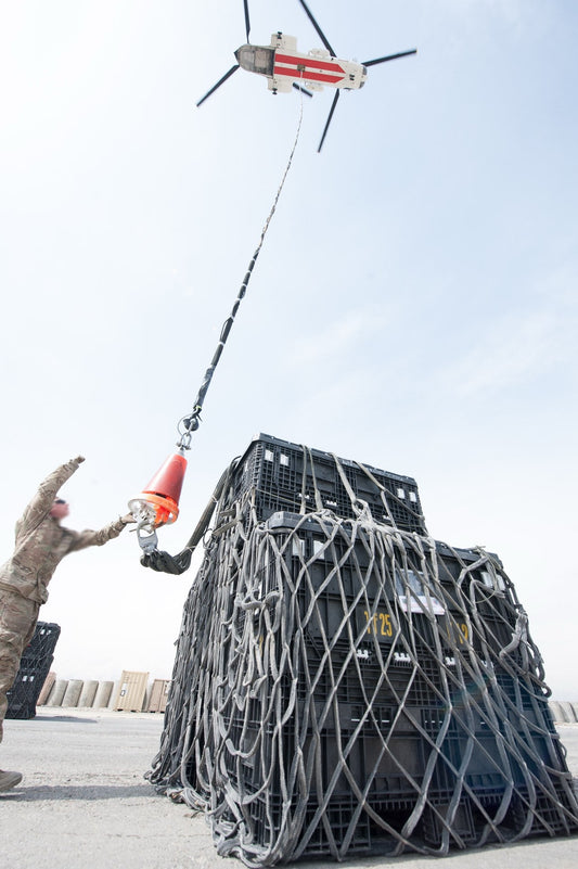 Military Helicopter External Transport Cargo Nets 01