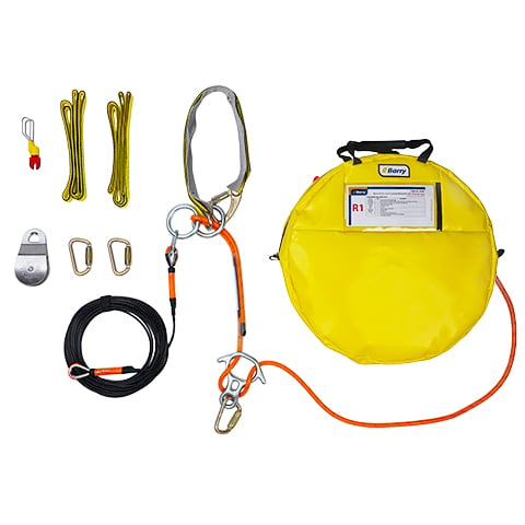 Barry D.E.W. Line® Lineman Rescue Kit with retrievable anchor strap