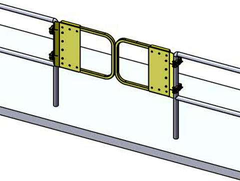 guarddog-self-closing-gate-tandem - Tandem Setup GuardDod Self-Closing Safety Gates (double)