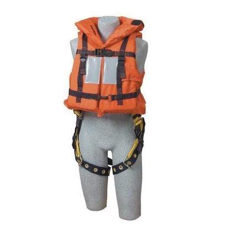 Gilet de sauvetage de haute mer DBI-SALA® 3M<sup>MC</sup> avec ouverture à  anneau en D pour harnais, orange