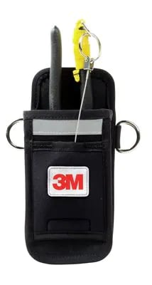 Étui à  outil simple DBI-SALA® 3M<sup>MC</sup>, porté sur un harnais, avec enrouleur, noir