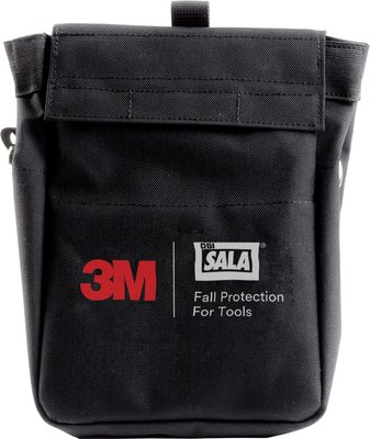 Pochette à  outils DBI-SALA® 3M<sup>MC</sup>, avec anneau en D, noire, 22,2 cm x 12,7 cm x 33 cm (8,75 po x 5 po x 13 po)
