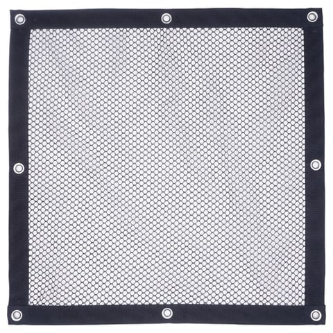 Safety Mesh Panel - Barrytex Polyester (3/8) - Webbing Border & Grommets