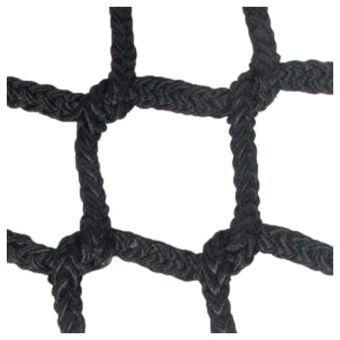 Filet de sécurité - Filet en corde polyester 12 brins - Bordure en corde