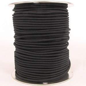 Polyester-Covered Elastic Rope 10mm X 100m Black