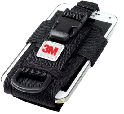 3M™ DBI-SALA® Adjustable Radio/Cell Phone Holster, black, 5.25 in x 2.25 in (13.3 cm x 5.7 cm)