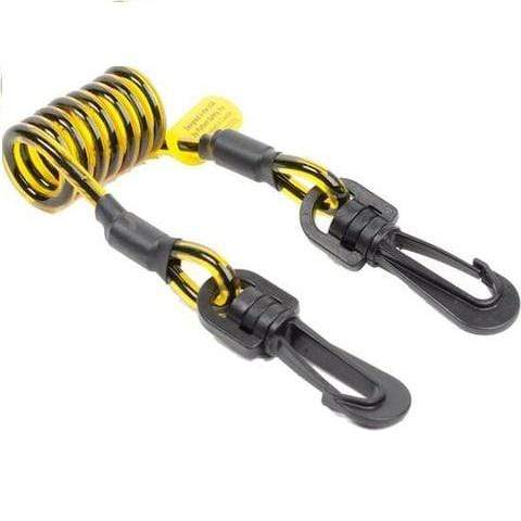 Câble d'attache boudiné à  crochets « Clip2Clip » DBI-SALA® 3M<sup>MC</sup>, noir, jaune, paquet de 10