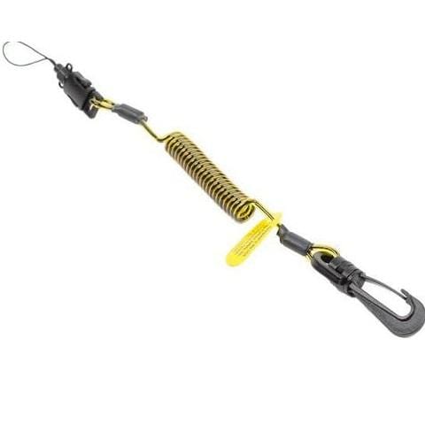 Câble d'attache boudiné à  crochets « Clip2Loop » DBI-SALA® 3M<sup>MC</sup>, noir, jaune, paquet de 10