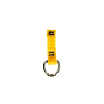 3M™ DBI-SALA® D-Ring Attachment, yellow, 0.5 in x 2.25 in (1.2 cm x 5.71 cm), 10 pack