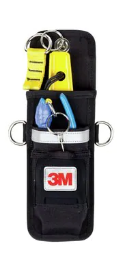 Étui à  outils double avec deux enrouleurs DBI-SALA® 3M<sup>MC</sup>, pour ceinture, noir