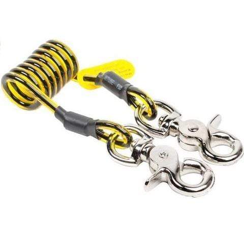 3M™ DBI-SALA® Trigger2Trigger Coil Tether, black, yellow, 1.75 in to 24 in (4.4 cm to 70 cm)