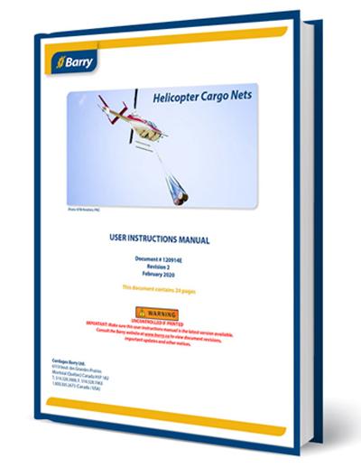 instructions manual barry helicopter cargo nets