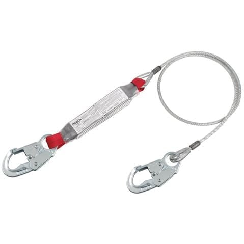 1340401c - PRO™ Pack Cable Shock Absorbing Lanyard - E4 6 ft. (1.8m)