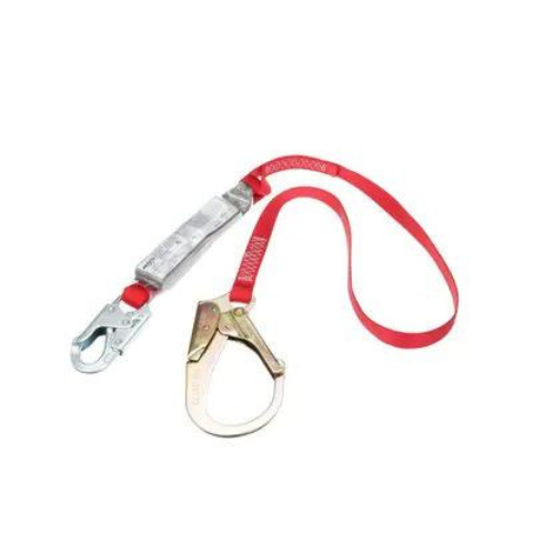 PRO™ Pack Shock Absorbing Lanyard - E4 snap hook at one end 6 ft. (1.8m) (1340125C)