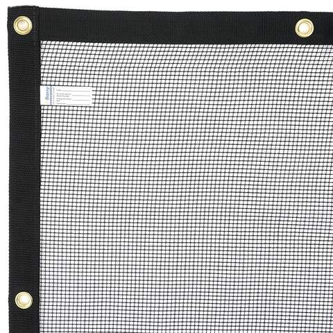 Safety Mesh Panel - Barrytex PVC with grommet